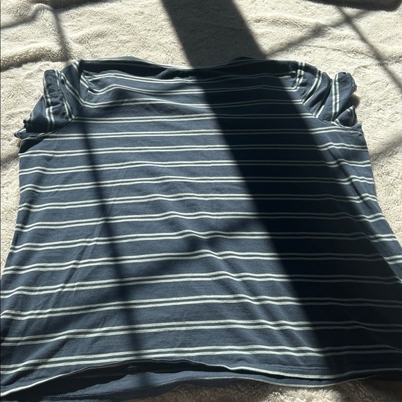 18 L.L.Bean Supima Cotton Blend Scoopneck Tee – Size 1X  | Soft Stretch Stripes - Picture 7 of 7